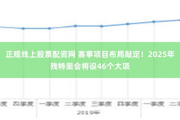 正规线上股票配资网 赛事项目布局敲定！2025年残特奥会将设46个大项